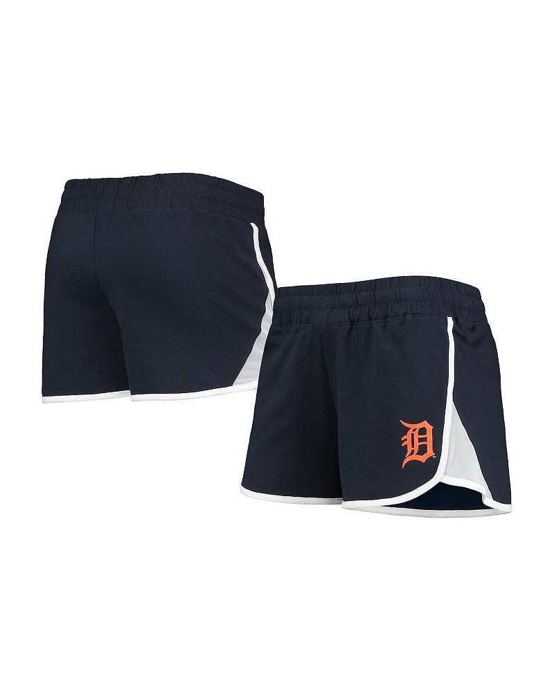 Women's Navy Detroit Tigers Stretch French Terry Shorts Navy $23.39 Shorts