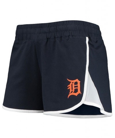 Women's Navy Detroit Tigers Stretch French Terry Shorts Navy $23.39 Shorts