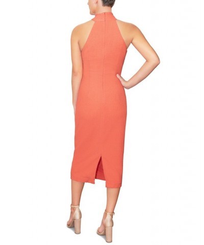 Women's Harland Textured Dress Coral $55.60 Dresses