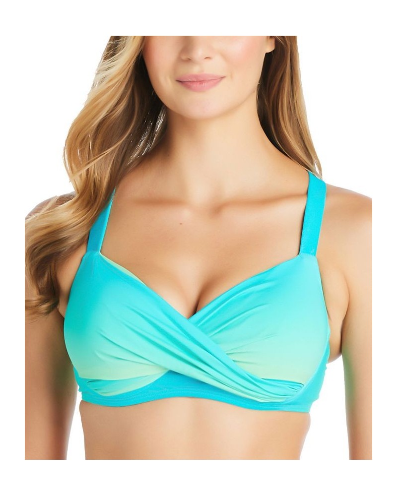 Women's Cool Breeze Underwire Bikini Top & Hipster Bikini Bottoms Deep Water $50.50 Swimsuits