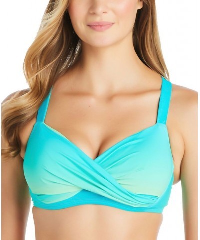 Women's Cool Breeze Underwire Bikini Top & Hipster Bikini Bottoms Deep Water $50.50 Swimsuits