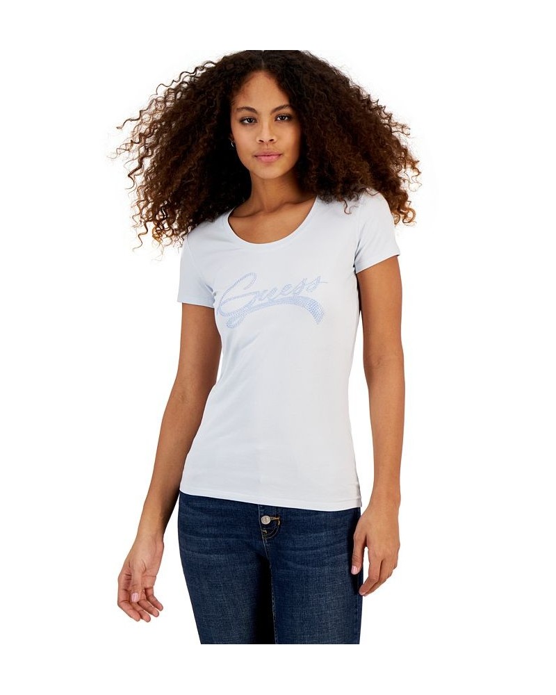 Women's Eco-Friendly Adelina Rhinestone T-Shirt Fresh Air $24.78 Tops