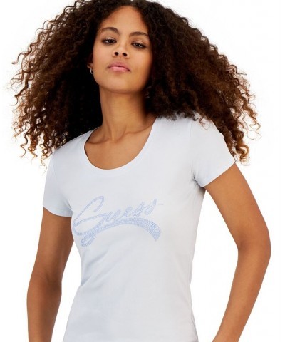 Women's Eco-Friendly Adelina Rhinestone T-Shirt Fresh Air $24.78 Tops