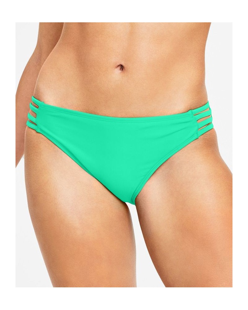 Juniors' Coral Flame Strappy Underwire Push-Up Bikini Top & Bottoms Green $19.94 Swimsuits