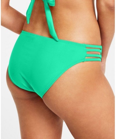 Juniors' Coral Flame Strappy Underwire Push-Up Bikini Top & Bottoms Green $19.94 Swimsuits