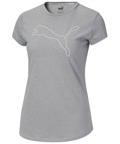Women's RTG Heather Logo T-Shirt Gray $13.75 Tops