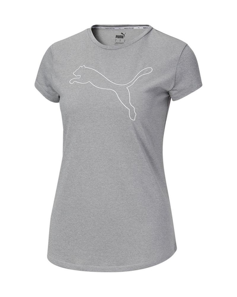 Women's RTG Heather Logo T-Shirt Gray $13.75 Tops