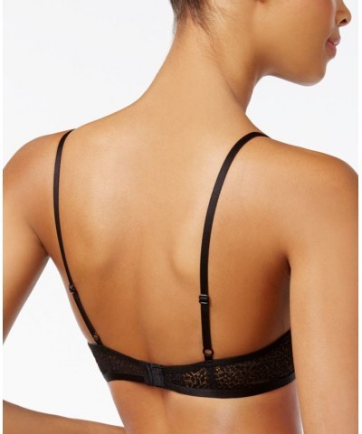 Modern Lace Sheer Demi Bra DK4019 Black $15.29 Bras