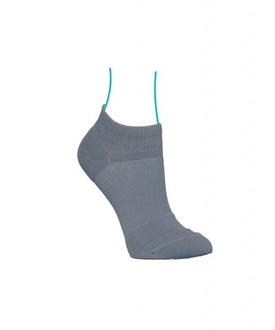 The AMP: No-Show Padded Compression Arch & Ankle Support Socks Grey $18.92 Socks