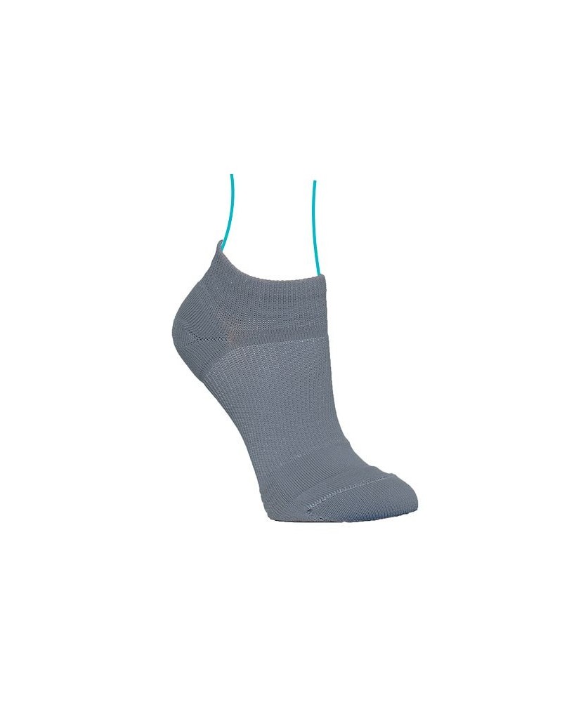 The AMP: No-Show Padded Compression Arch & Ankle Support Socks Grey $18.92 Socks