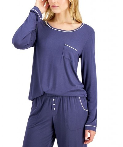 Knit Pajama Set Blue $13.52 Sleepwear