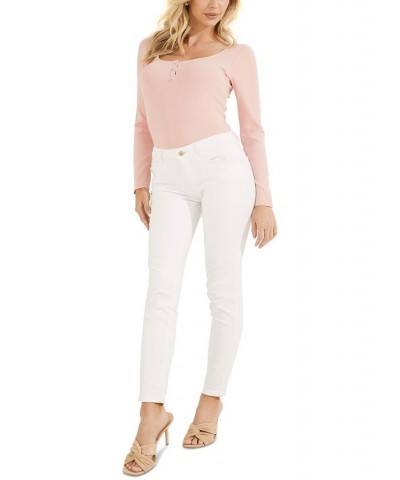 Women's Karlee Henley Top Pink Roses $22.70 Tops