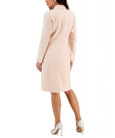 Women's Topper Coat & Sheath Dress Regular and Petite Sizes Pink $117.80 Suits