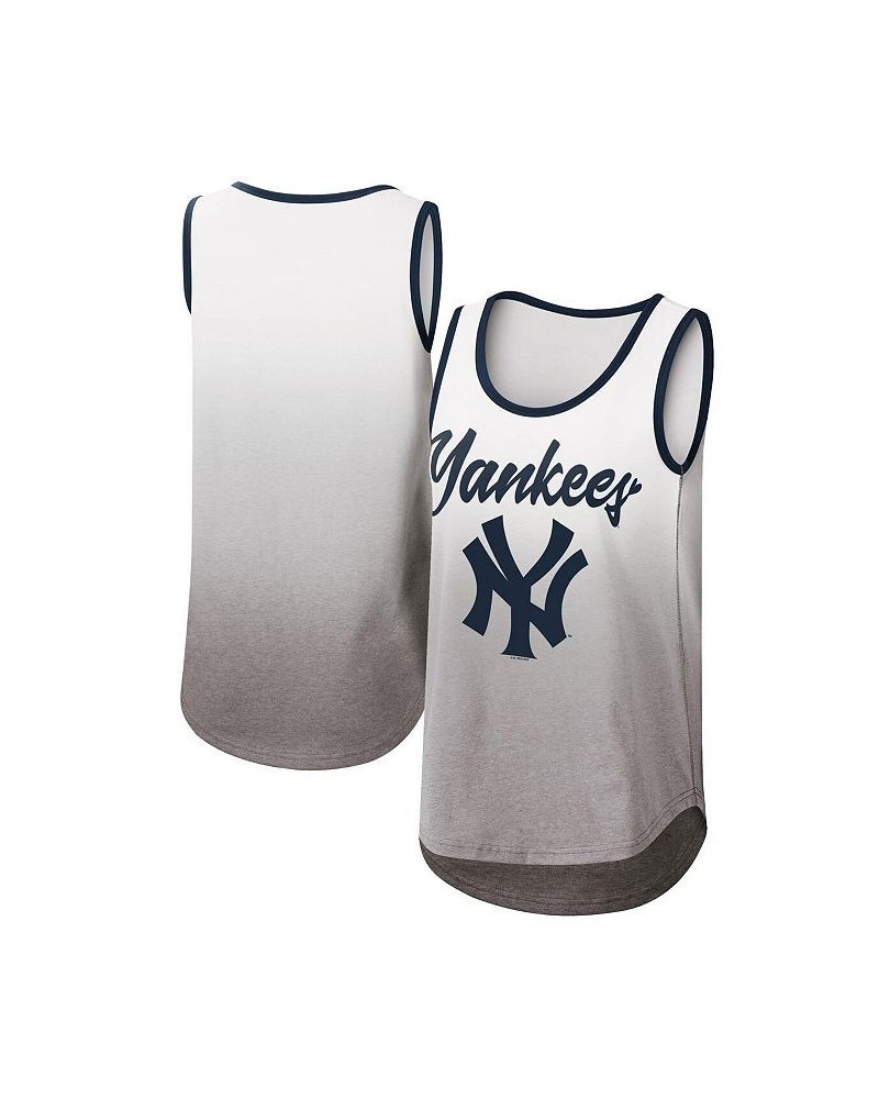 Women's White New York Yankees Logo Opening Day Tank Top White $21.62 Tops