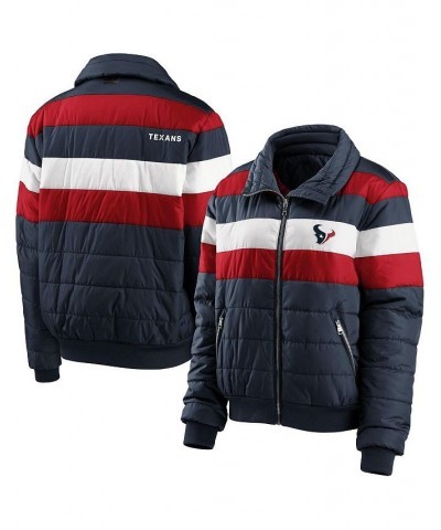 Women's Navy Houston Texans Full-Zip Puffer Jacket Navy $45.60 Jackets