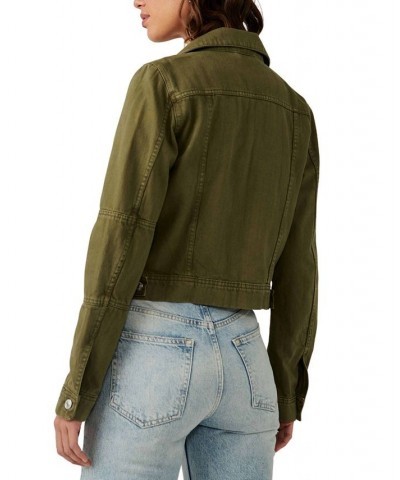 Rumors Denim Jacket Green $36.72 Jackets