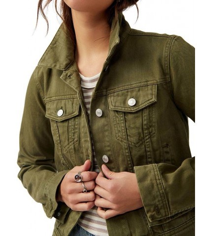 Rumors Denim Jacket Green $36.72 Jackets