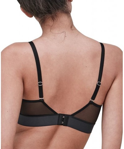 Women's Spellbound Sheer Mesh Bralette Black $27.14 Bras