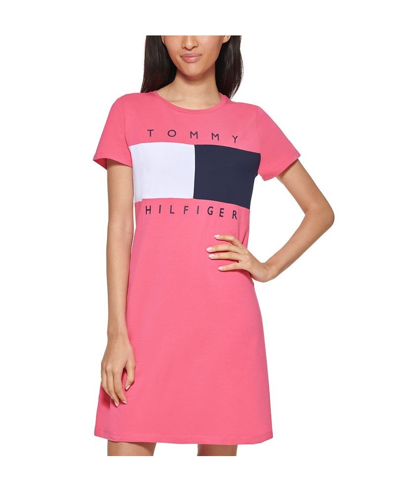 Women's Flag Logo Dress Rosette $20.85 Dresses