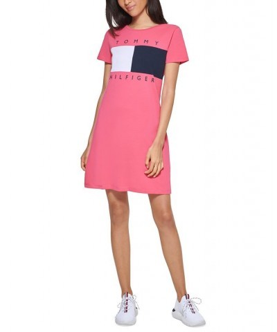 Women's Flag Logo Dress Rosette $20.85 Dresses