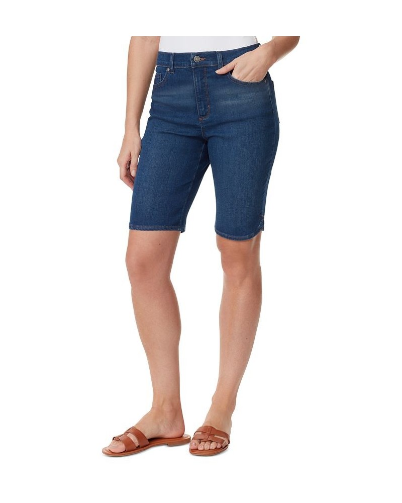 Women's Amanda High-Rise 11" Denim Bermuda Shorts Sismuit Wash $15.89 Shorts