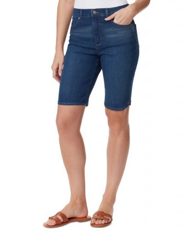 Women's Amanda High-Rise 11" Denim Bermuda Shorts Sismuit Wash $15.89 Shorts