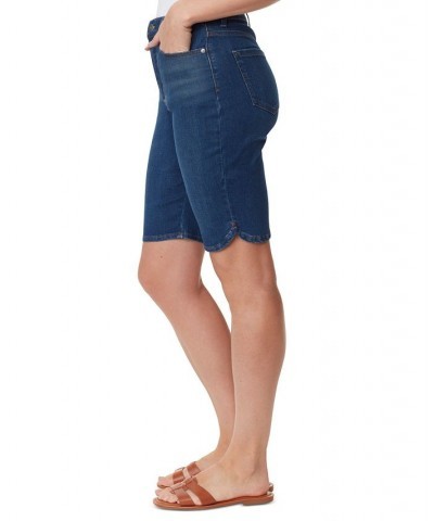 Women's Amanda High-Rise 11" Denim Bermuda Shorts Sismuit Wash $15.89 Shorts