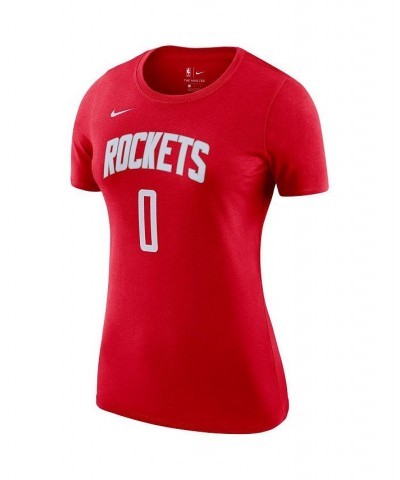 Women's Russell Westbrook Red Houston Rockets Name and Number T-shirt Red $18.45 Tops