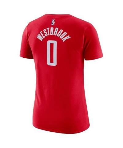 Women's Russell Westbrook Red Houston Rockets Name and Number T-shirt Red $18.45 Tops