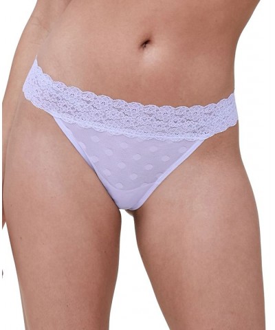 Women's Dare Lingerie Thong Underwear Purple $10.78 Panty