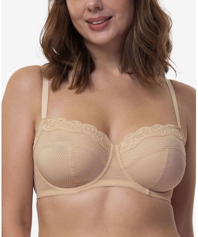 Women's Addison Non Padded Elegant Lace Bra D001936ME019 Tan/Beige $16.80 Bras