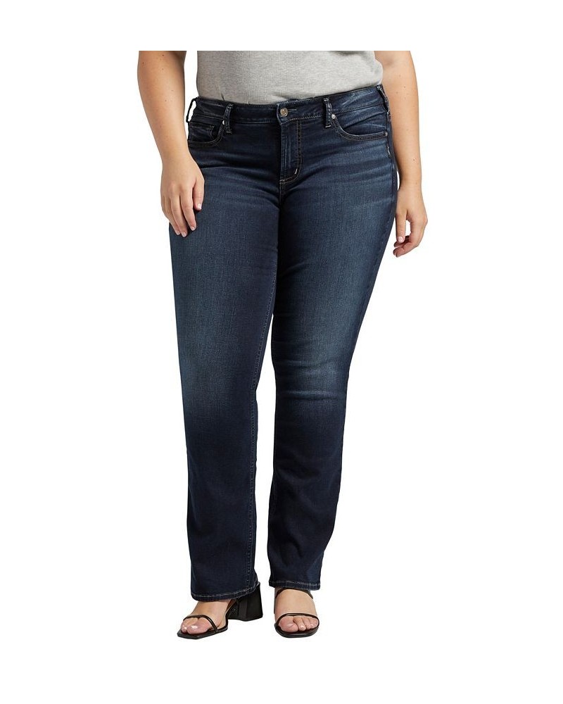 Plus Size Britt Low Rise Slim Bootcut Jeans Indigo $31.21 Jeans