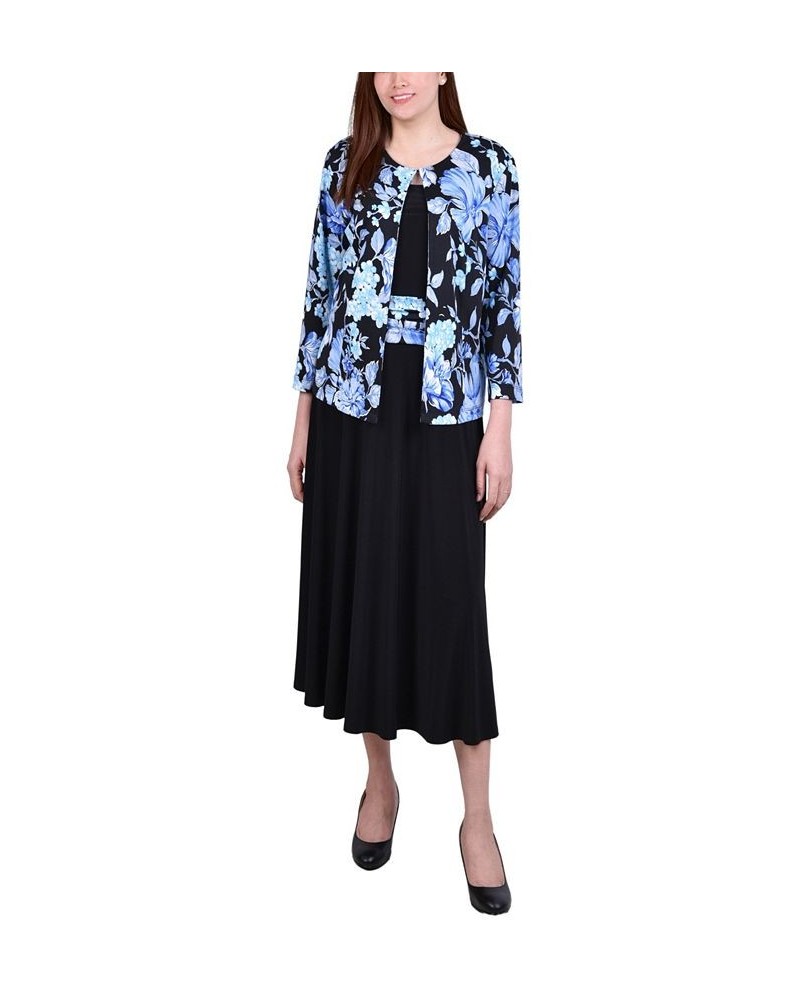 Women's 3/4 Sleeve Two Piece Dress Milldred $22.23 Dresses