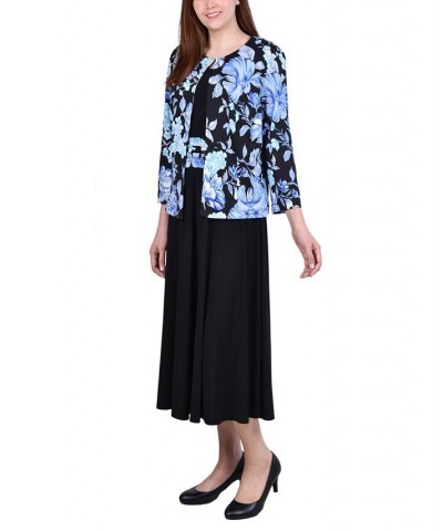 Women's 3/4 Sleeve Two Piece Dress Milldred $22.23 Dresses