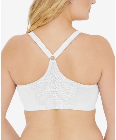 Women's Plus Size Wonder Wire Front Close T-Back Bra White $27.56 Bras