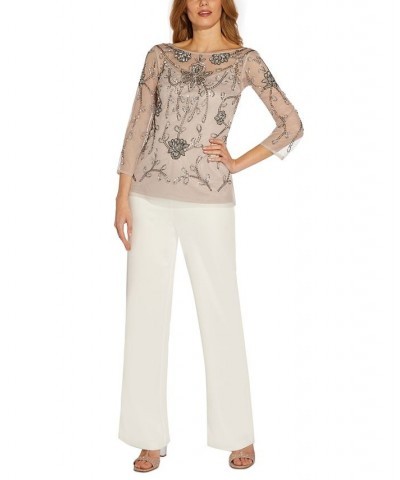 Women's Beaded Top Marble $58.83 Tops