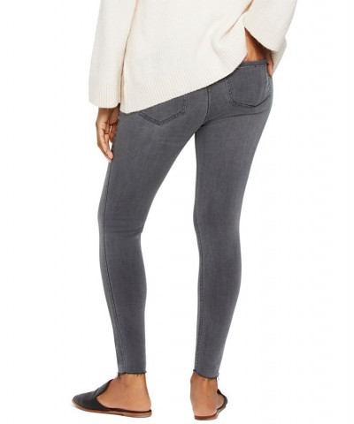 Indigo Blue Skinny Maternity Ankle Jeggings Gray $24.94 Jeans