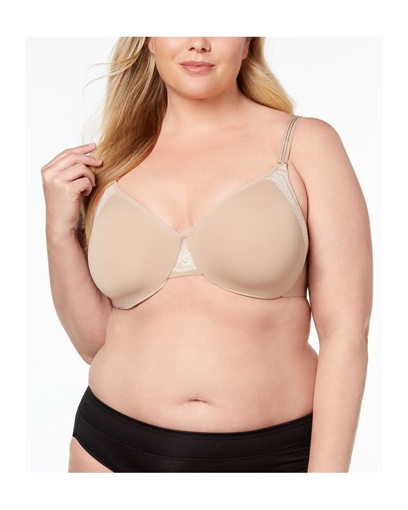 Cloud 9 Full-Figure Lace-Trim Minimizer Bra GI8961A Tan/Beige $13.49 Bras