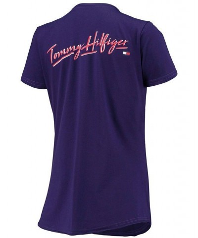 Women's Purple Baltimore Ravens Riley V-Neck T-shirt Purple $20.25 Tops