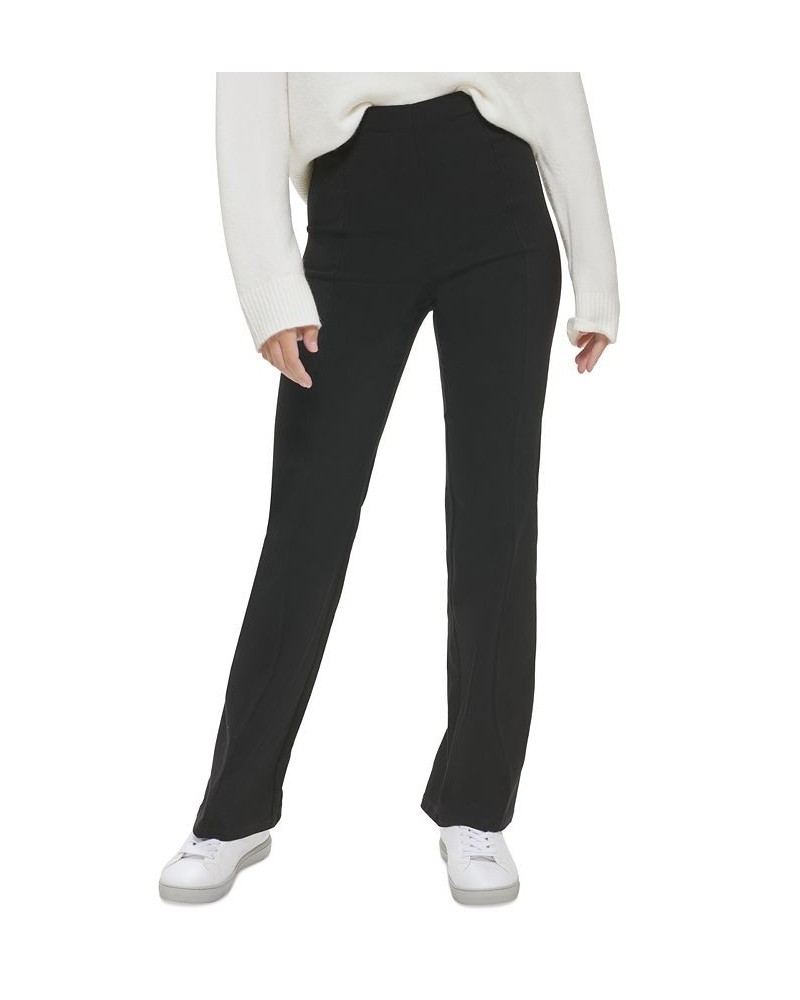 Women's Super High-Waist Pull-On Flare-Leg Pants Black $29.43 Pants