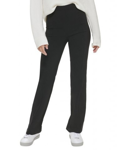 Women's Super High-Waist Pull-On Flare-Leg Pants Black $29.43 Pants