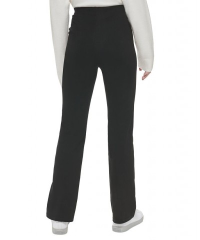 Women's Super High-Waist Pull-On Flare-Leg Pants Black $29.43 Pants