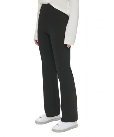 Women's Super High-Waist Pull-On Flare-Leg Pants Black $29.43 Pants