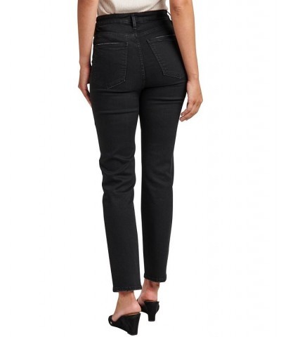 Women's Aikins High Rise Straight Leg Jeans Black $35.64 Jeans