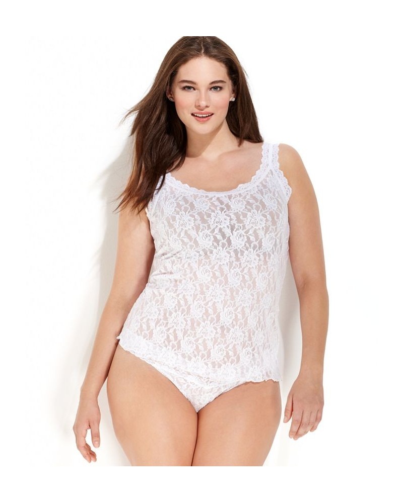 Plus Size Signature Lace Camisole 1390LX White $24.64 Tops