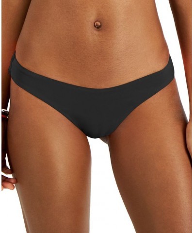 Juniors' Beach Classics Tiki Bikini Top & Cheeky Bikini Bottoms Black $24.50 Swimsuits