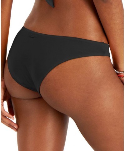 Juniors' Beach Classics Tiki Bikini Top & Cheeky Bikini Bottoms Black $24.50 Swimsuits