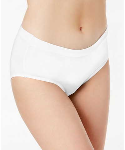 Cotton Stretch Hipster Underwear 1554 White $9.12 Panty