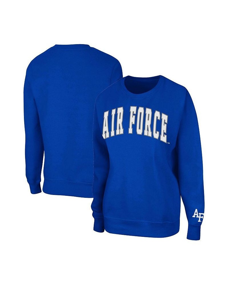 Women's Royal Air Force Falcons Campanile Pullover Sweatshirt Royal $26.40 Sweatshirts