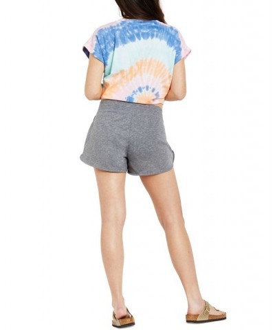 Under Belly French Terry Lounge Maternity Shorts Gray $18.72 Shorts